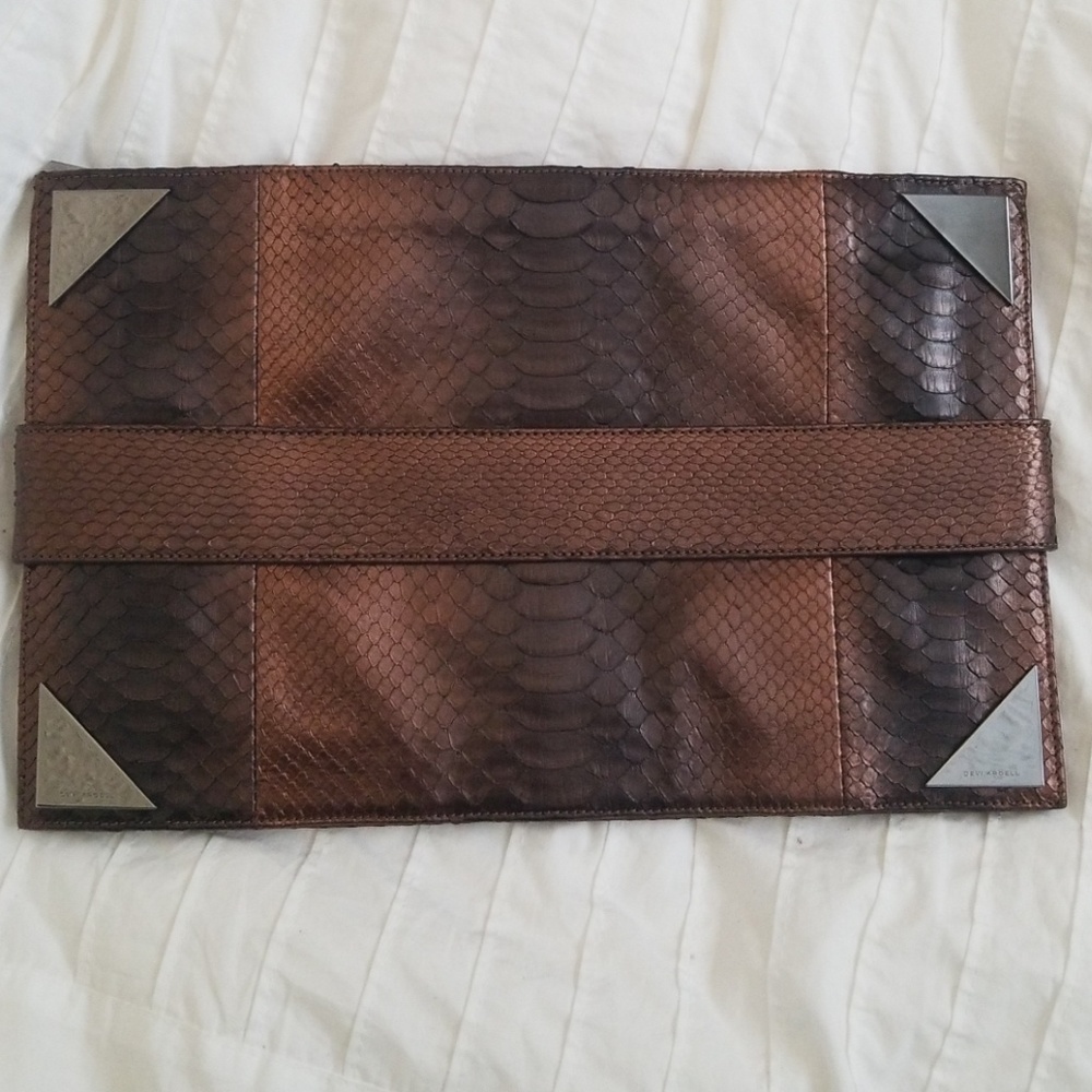 Devi Kroell Python clutch